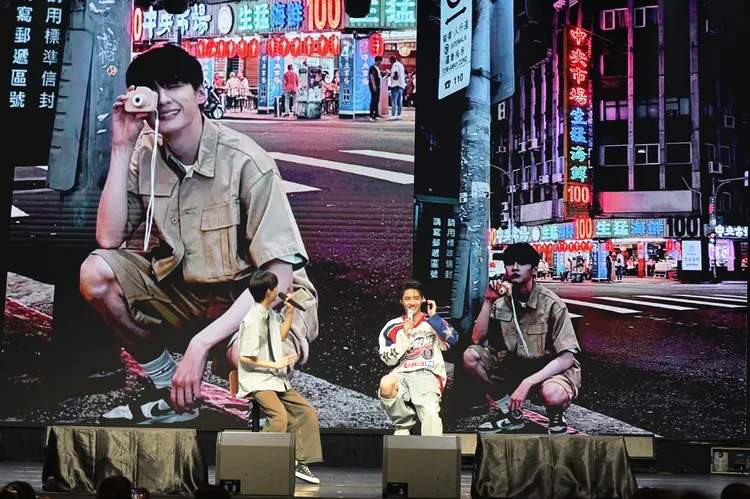 李鎭赫分享在台北街頭拍的照片。ONINN ASIA提供