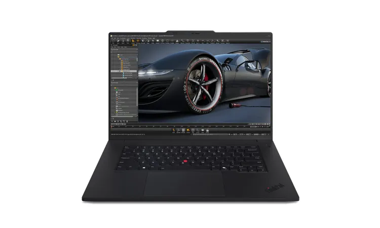 ThinkPad P1 Gen 7搭載Intel Core Ultra處理器、Intel vPro平台以及NVIDIA RTX 顯示卡。Lenovo提供。
