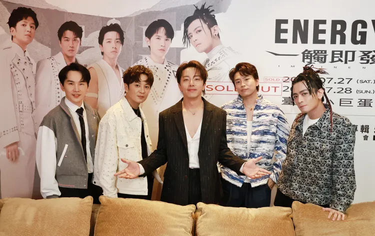 牛奶（左起）、書偉、坤達、阿弟和Toro。莊宗達攝