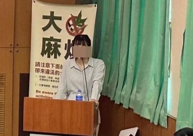 潘員曾經參加反詐騙宣導。翻攝竹北警分局網站