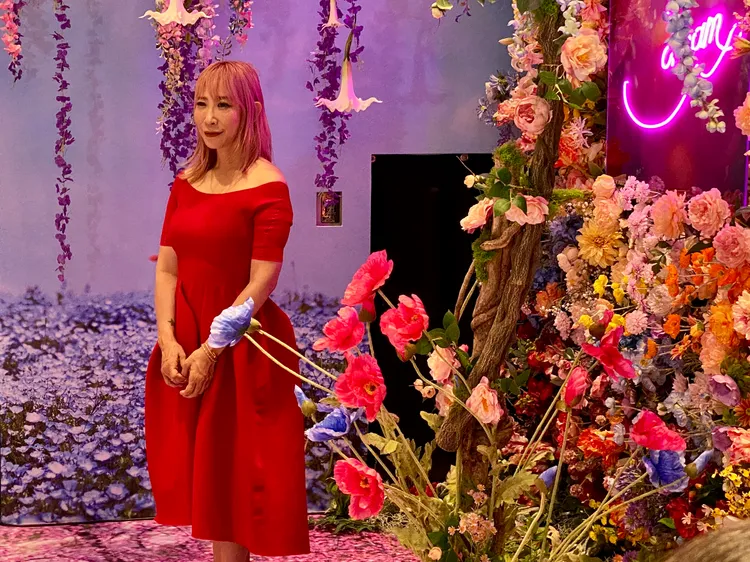 蜷川實花親自來台出席開幕前活動。記者莊偉祺攝