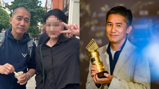 梁朝偉街頭被捕獲！冰淇淋不離口　手上有亮點反差萌