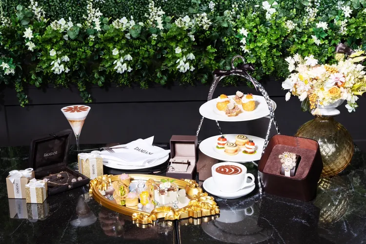 DAMIANI與微風集團聯名打造全新瑪格麗特皇后頂級午茶饗宴。品牌提供