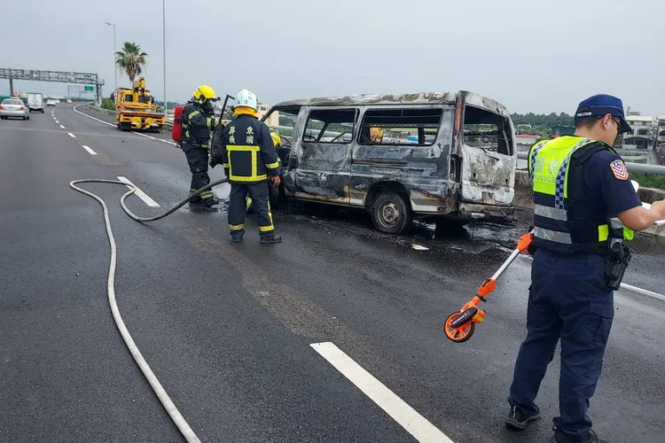 警方到場調查。讀者提供