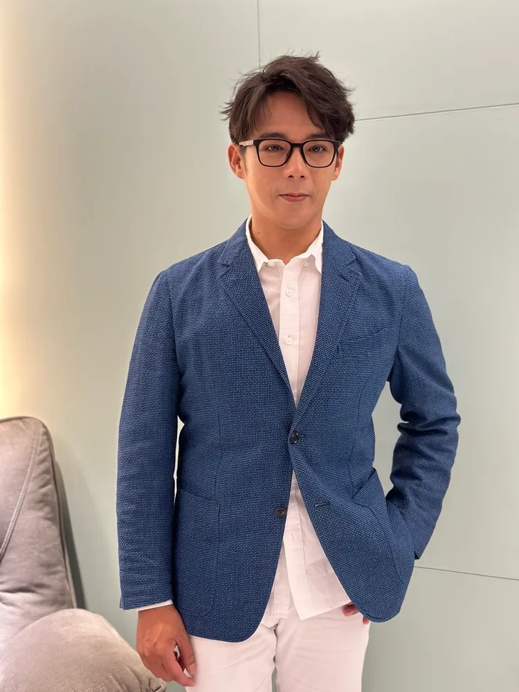 陳子強自嘲愛情學分沒修好。趙大智攝