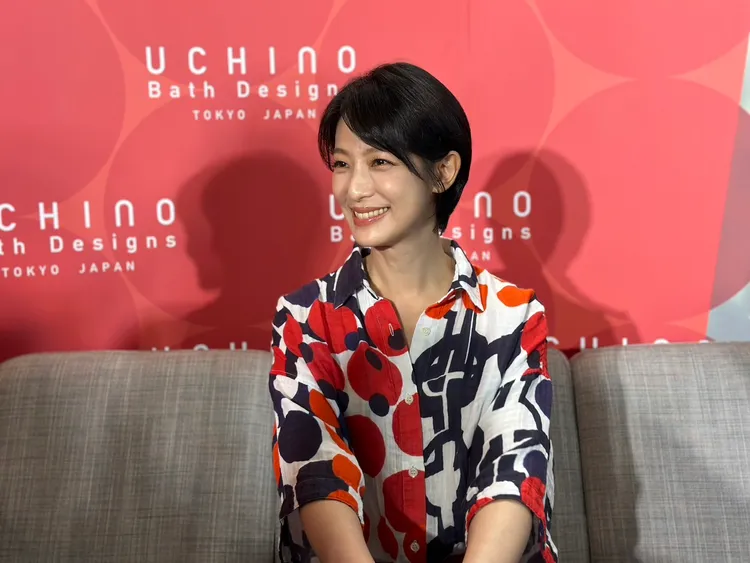 賴雅妍開心受訪。趙大智攝