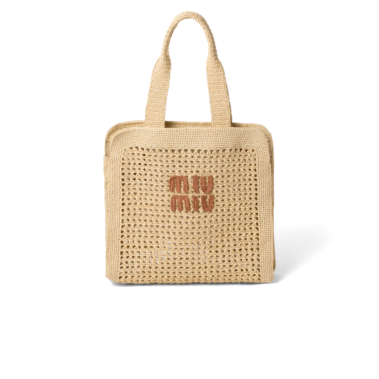 Miu Miu布質手提包,6萬1000元。品牌提供