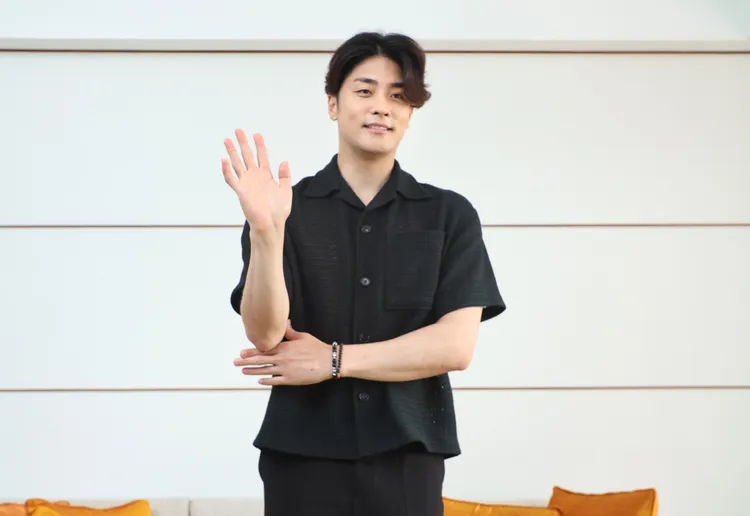 成勛為了舞台劇《ART》減重7公斤。攝影中心攝