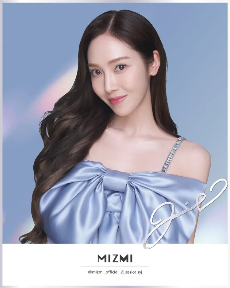 Jessica接下台灣品牌MIZMI雙商品代言。品牌提供