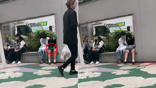 廣場情侶「當眾金手指」影片震驚百萬人　網嘲：你知道手指多髒嗎