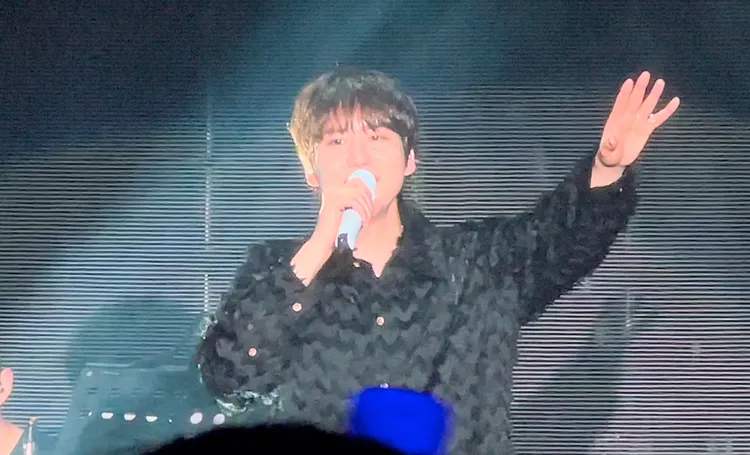 圭賢大讚台灣粉絲「很有秩序」。讀者提供