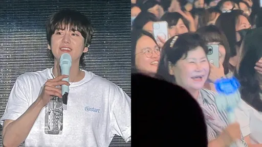 SJ圭賢2度繞場大讚台粉「最有秩序」 cue媽羞喊:不要站起來啦!