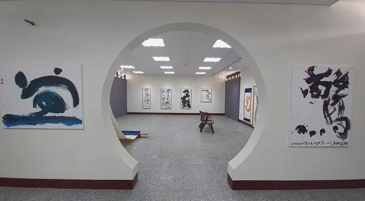 台灣意象書法館內部空間。凃建豐攝