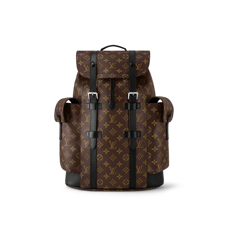 Monogram帆布Christopher MM後背包，11萬1000元。品牌提供