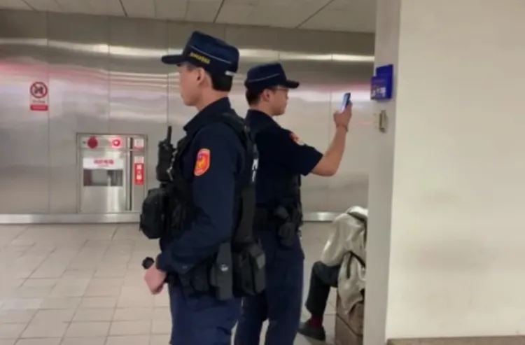 捷警隊進行守望巡邏。警方提供