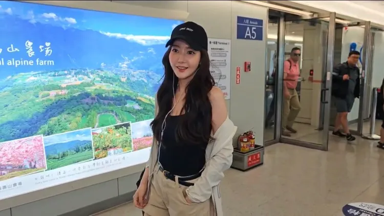 朴敏英6日中午抵達台灣進行工作行程。ONE BOY提供