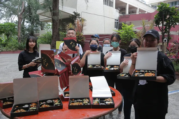 溫暖餐盒美味又營養。校方提供