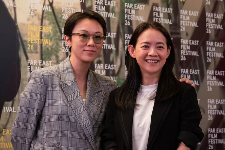 「愛情城事」監製曾寶儀、製作人馬君慈（左）。烏甸尼遠東國際影展提供