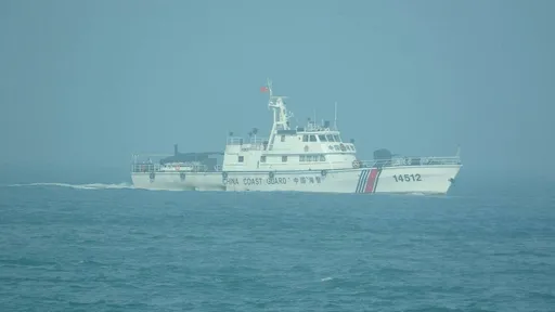 中国4艘海警船闯入金门禁止水域 海巡艇驱离