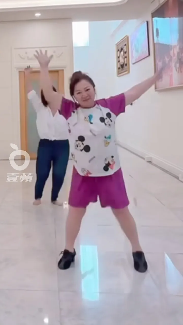 白冰冰動感十足，精神可佩。　翻攝白冰冰臉書