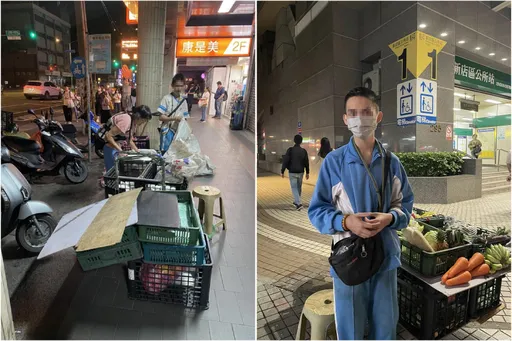 高中生陪阿嬤捷運站外賣菜 坎坷身世曝光網友們心疼不已