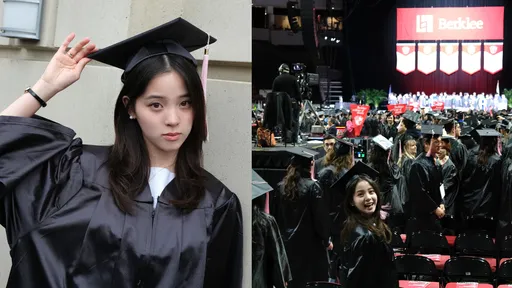 歐陽娜娜畢典學士服look好清純 傅娟喜收最棒母親節禮物