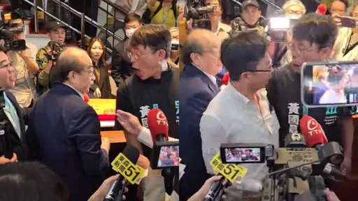 黃國昌挨一掌怒了!提案「延長會議直到審完」:國會改革就在今天