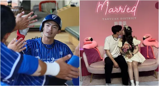 富邦悍將21歲顏值擔當驚傳死會 老婆:他從18歲就想娶我