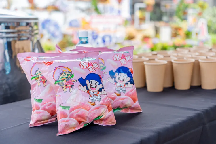 水蜜桃乖乖。桃園市府提供