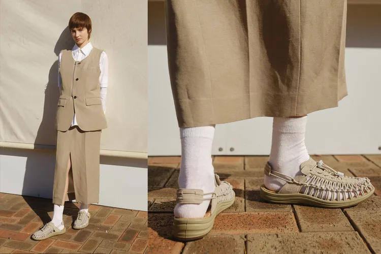 UNEEK II CONVERTIBLE鞋款，擁有涼鞋和穆勒鞋兩種穿法，4200元。品牌提供