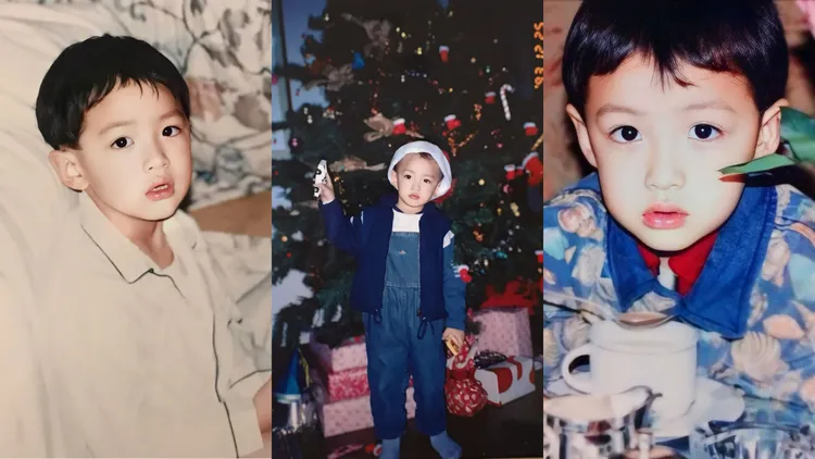 柯震東小時候照片。翻攝《@kaikaiko》Threads