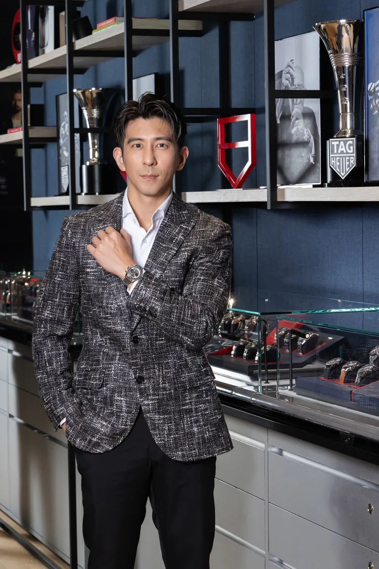 修杰楷今出席泰格豪雅板橋大遠百專賣店開幕。品牌提供