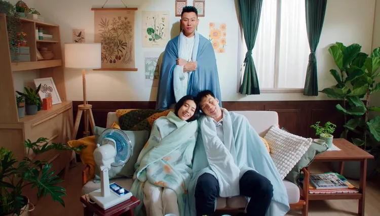 瘦子是冰鋒被的愛用者，他大讚ONEBOY HOME冰鋒被讓愛裸睡的他「瞬間降溫」有感。