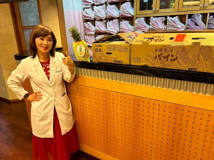 吳明珠呼籲大家關注、支持台灣農產品。吳明珠提供