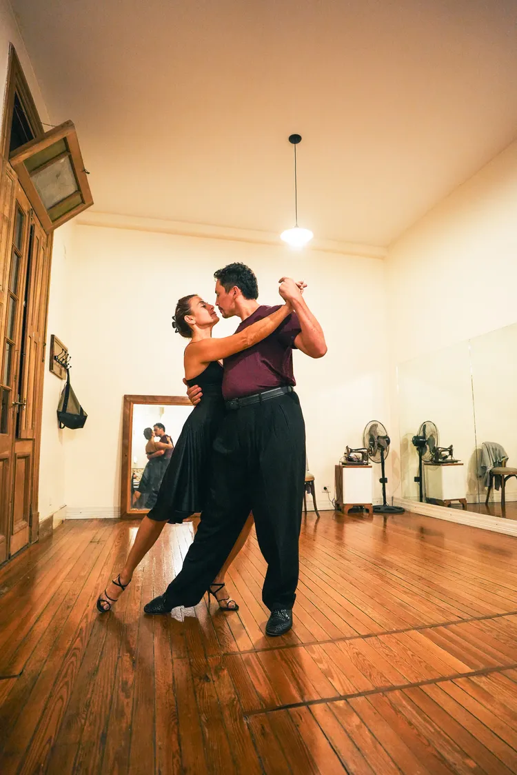 Gabriel與Carolina擁有二十餘年探戈資歷。田欣雲攝