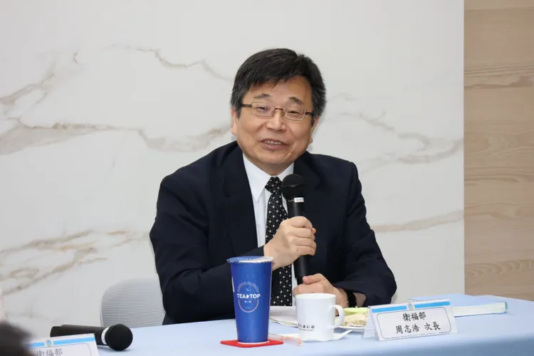 新任衛生福利次長周志浩。攝影莊宗達攝