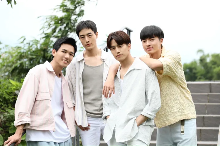 文威登（左起）、朱宇謀、徐謀俊、簡楨庭。達騰娛樂提供