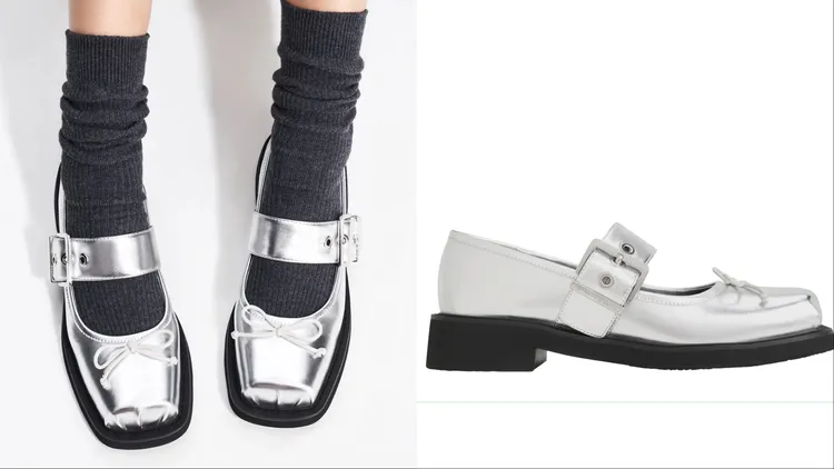 蝴蝶結方頭瑪莉珍鞋，2590元。品牌提供