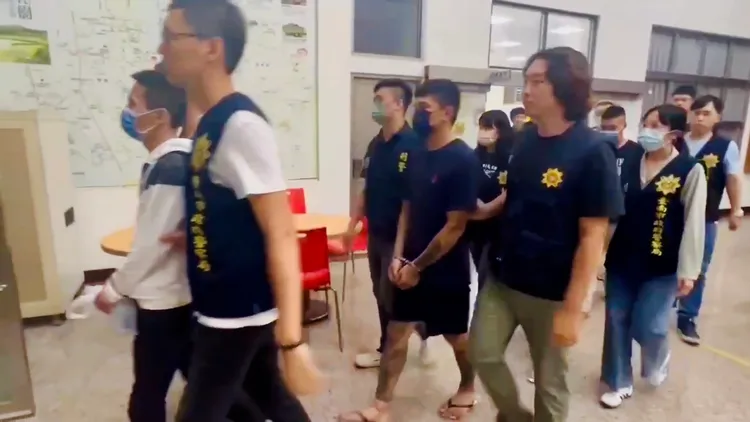 警方逮捕6嫌，其中3嫌收押。讀者提供