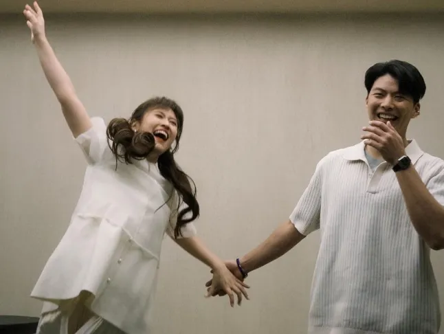 Sandy上月與老公宣布懷二寶。翻攝Sandy的IG