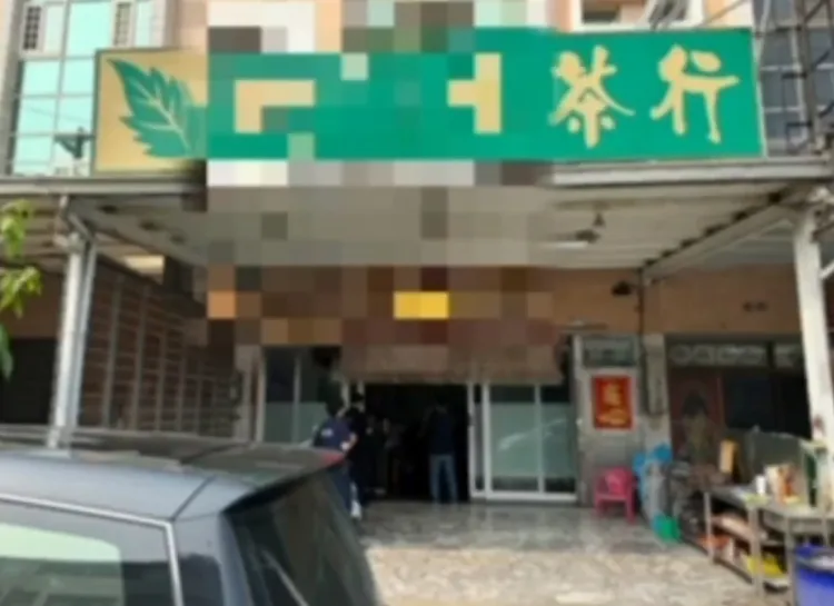 該詐團以茶行為據點。翻攝畫面