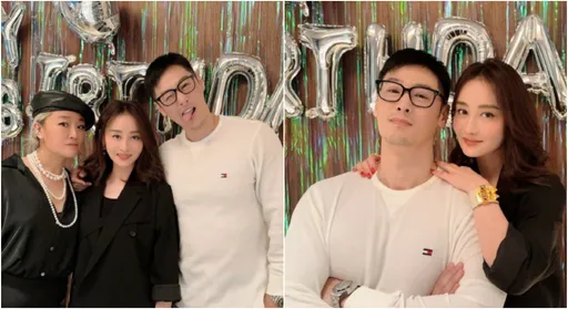 50歲陳德容第二春?離婚5年依偎眼鏡壯男慶生 透露「很幸福」