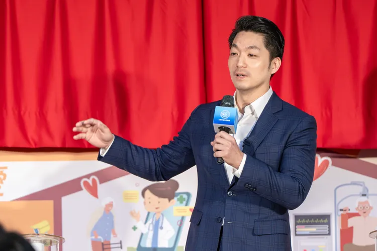 台北市長蔣萬安出席開幕儀式。北醫大提供