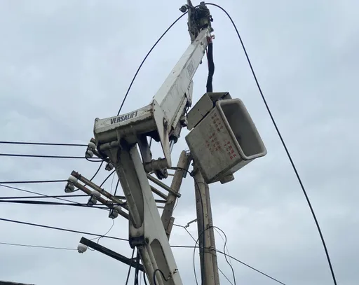 台電外包工人8.5公尺高吊籠墜地亡 勞檢處勒令停工