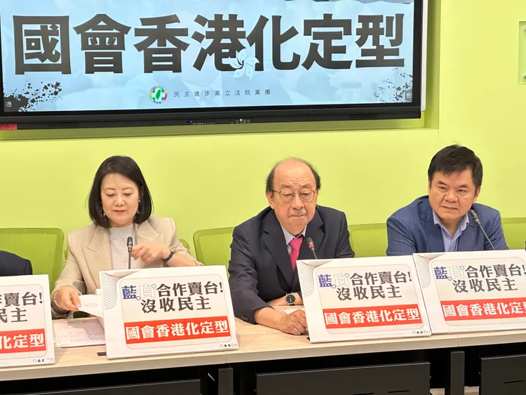 民進黨團三長。潘袁詩羽攝