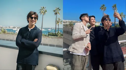 陈柏霖坎城造型不装酷　与吴慷仁、柯震东3帅合体笑太灿烂