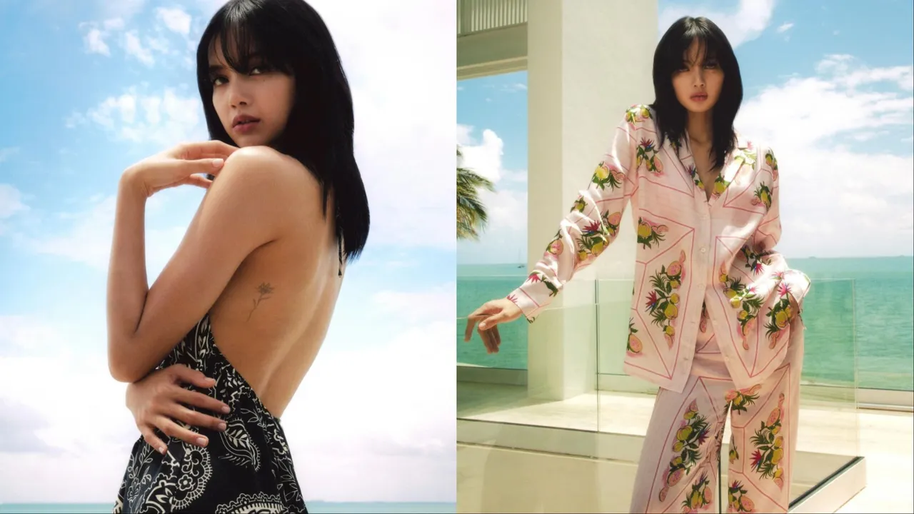 Lisa成為KITH 2024夏季系列的廣告主角。翻攝KITH IG