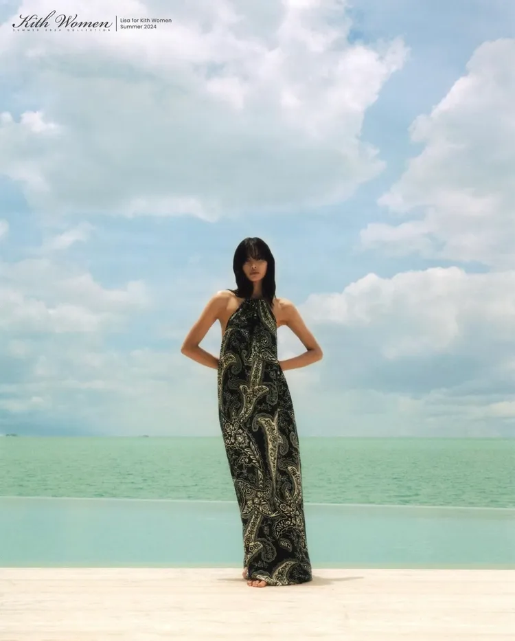 Lisa替KITH拍攝夏季形象照。翻攝KITH IG