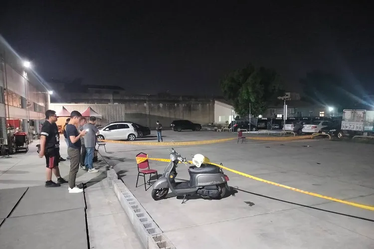 警方到場圍起封鎖線，展開調查。讀者提供