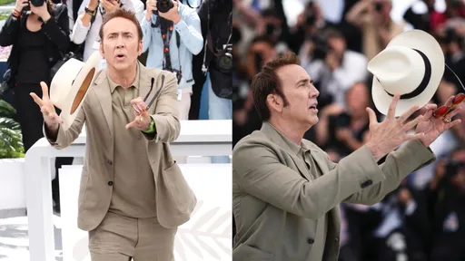 尼可拉斯凱吉現身坎城噴迷因感 戴679萬HUBLOT錶大玩丟帽子